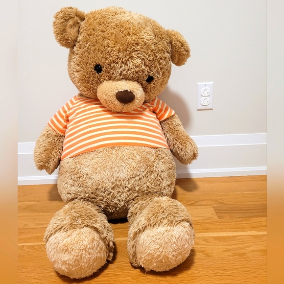 HULLMARK HUGE STUFFED BEAR - Picture 1 of 3